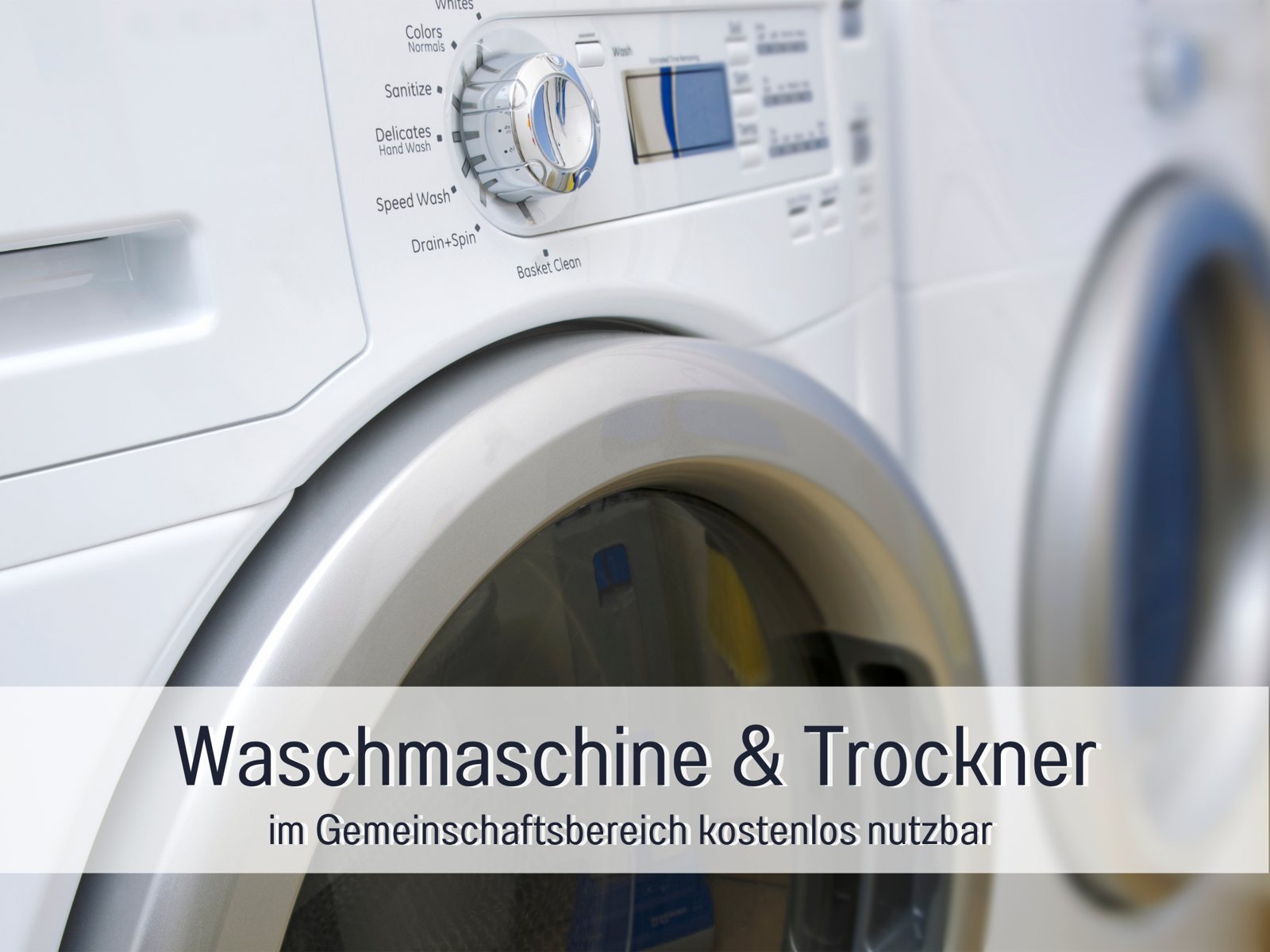 Washing machine and tumble dryer
