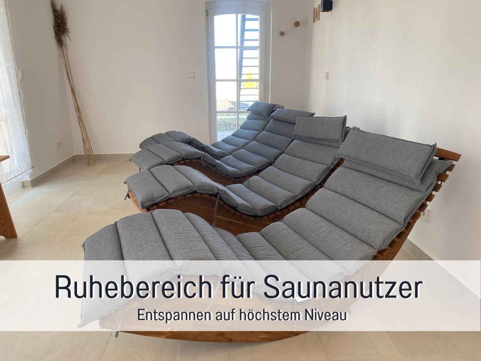 Sauna relaxation room