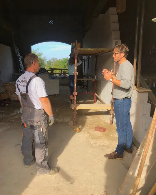 Architektur der umgebauten Scheune